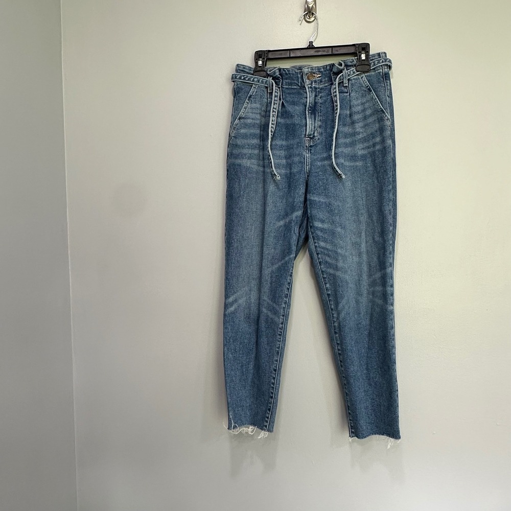 Hollister Ultra High-Rise Mom Jeans W31 L27 m Stretch Drawstring‎